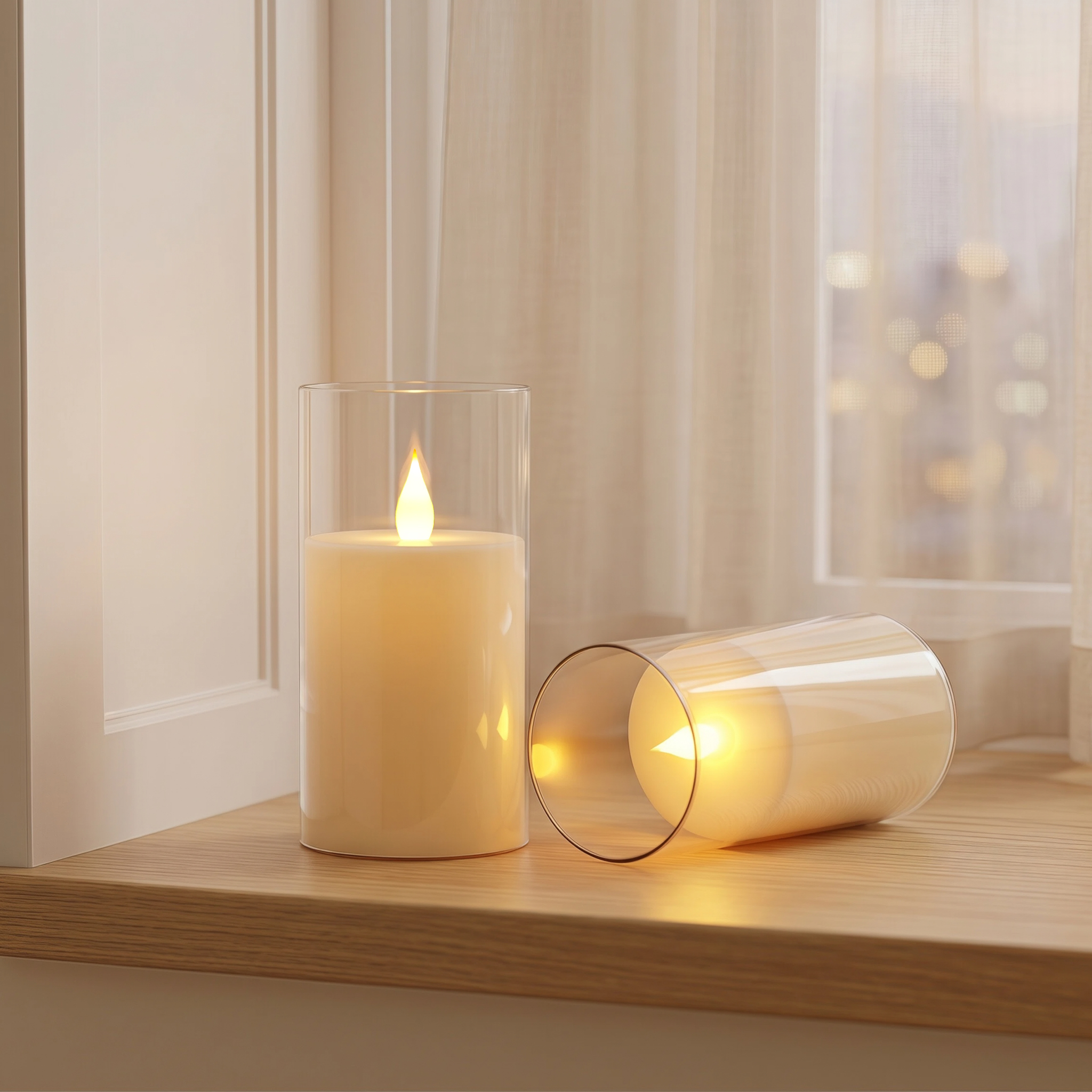 3-Piece LED Flame-Free Candle  - огляд і ціна Diy Halloween Electronics