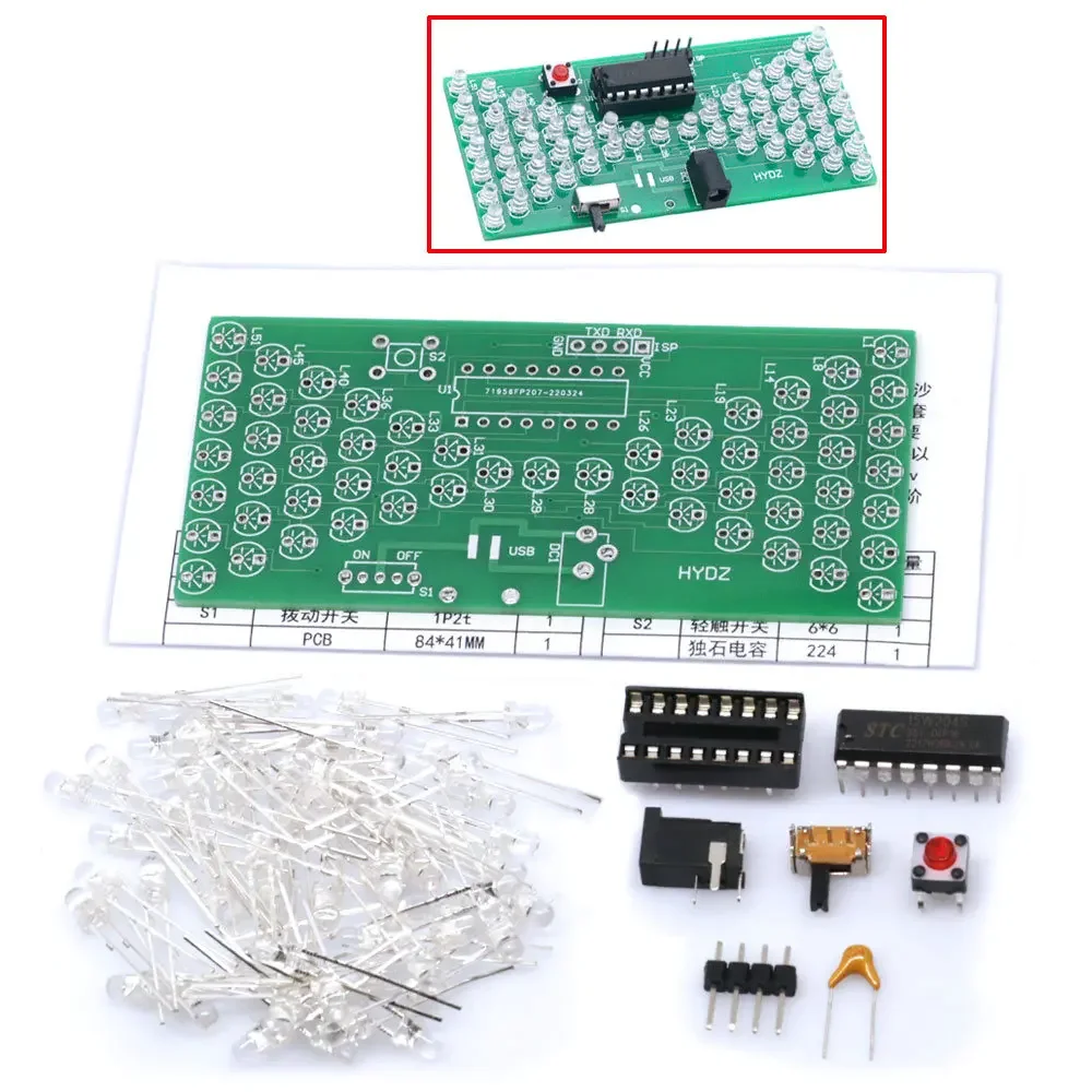 5V Electronic Hourglass DIY Ki - огляд і ціна Diy Electronics Projects For Beginners