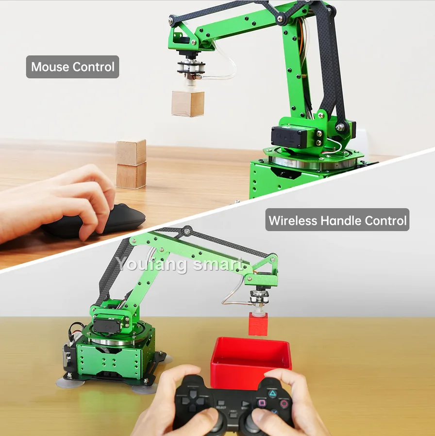 5 Axis Robot Arm with Guide Ra - огляд і ціна Diy Robot Electronics Kit