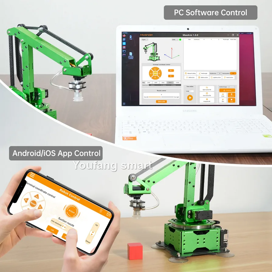 5 Axis Robot Arm with Guide Ra - огляд і ціна Diy Robot Electronics Kit